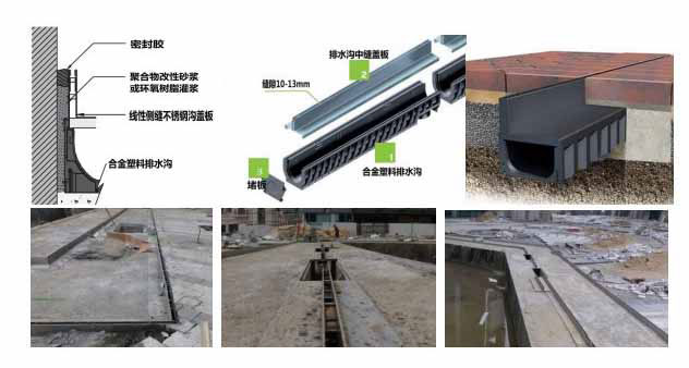 线性排水沟施工图1