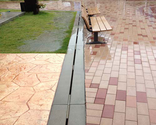 线性排水沟效果图