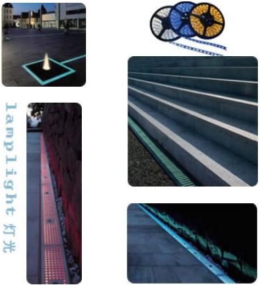 线性排水沟灯光效果