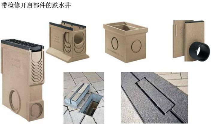 树脂集水井部件示意图