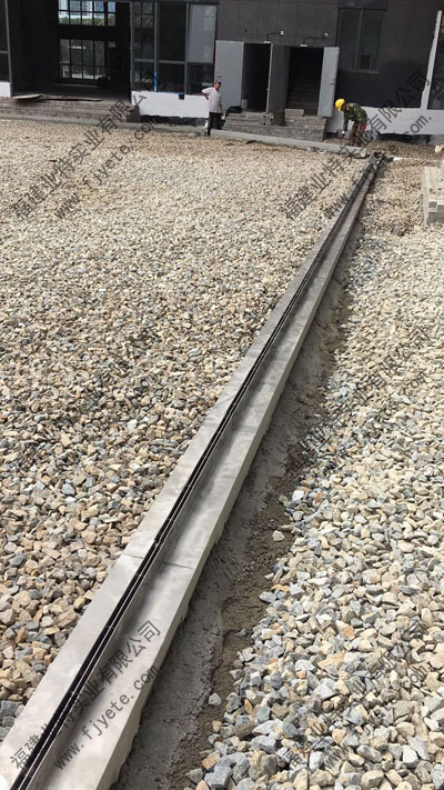 缝隙式排水沟施工图