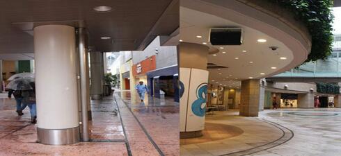 缝隙式排水沟商业街应用效果图