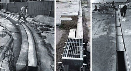 树脂砼成品排水沟施工效果图