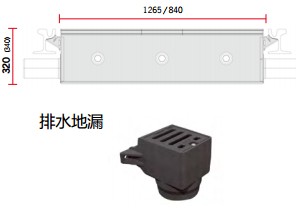 轻轨排水沟长度