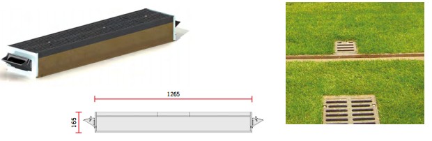 有轨电车排水浅沟