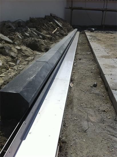 商业街广场排水沟效果图