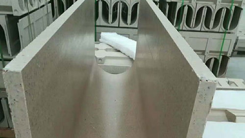 成品沟槽表面光滑效果图