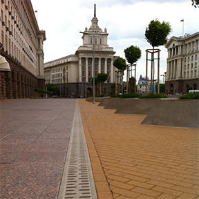 树脂排水沟盖板实例