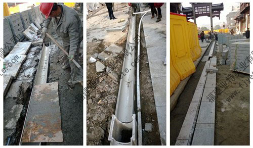 缝隙式排水沟安装