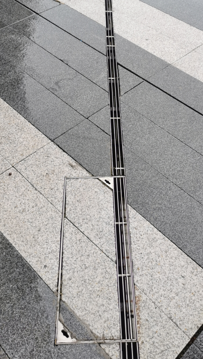 广场不锈钢排水沟案例