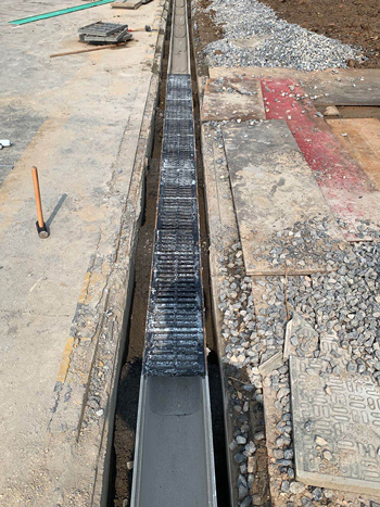 线性排水沟安装实例