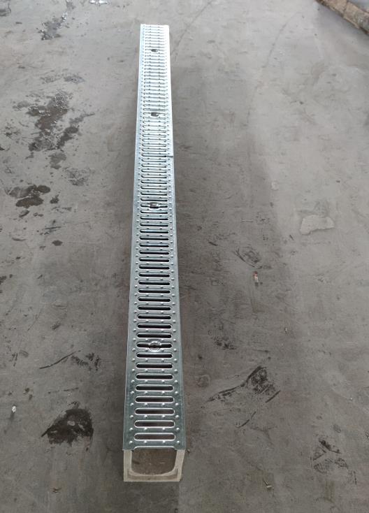 树脂排水沟搭配不锈钢盖板