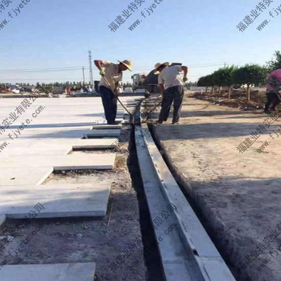 成品排水沟槽安装案例