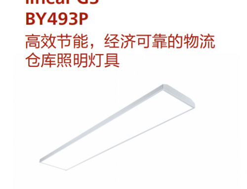 Philips飛利浦BY490P條形高天棚燈120W150W物流GreenUp Line Highbay BY493P工廠倉庫L1W