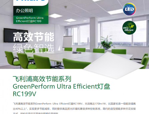 飛利浦高光效GreenPerform Ultra Efficient燈盤(pán)RC199V1級(jí)節(jié)能23w